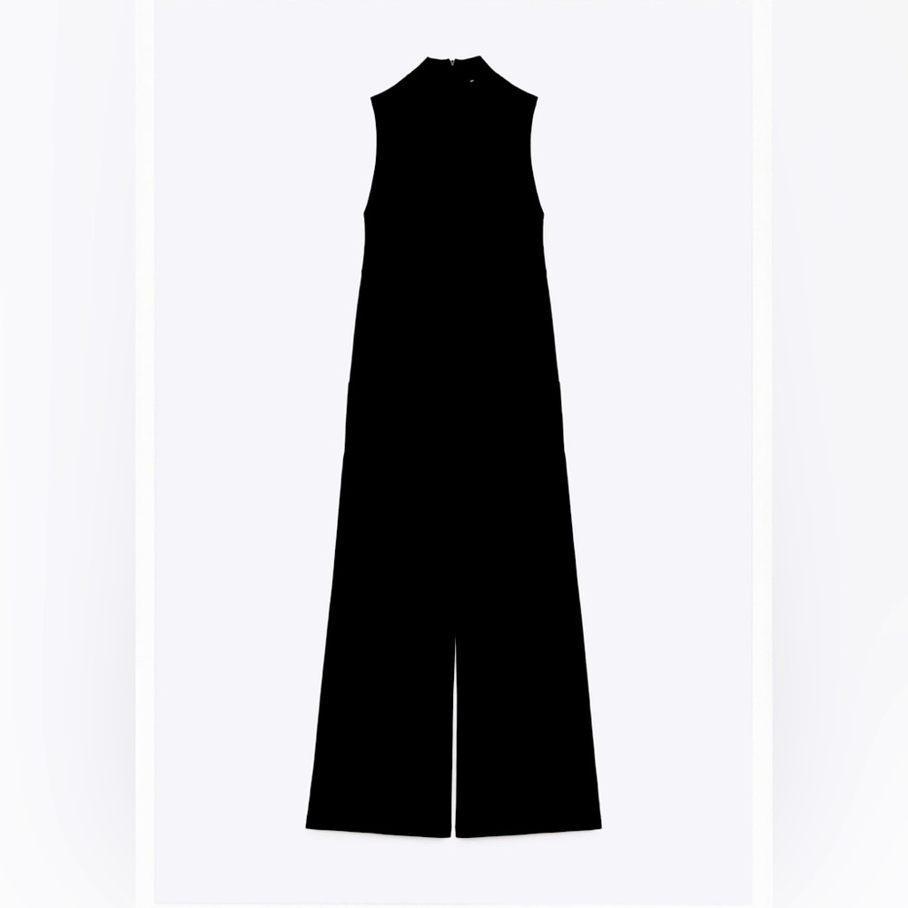 Zara long wide leg jumpsuit